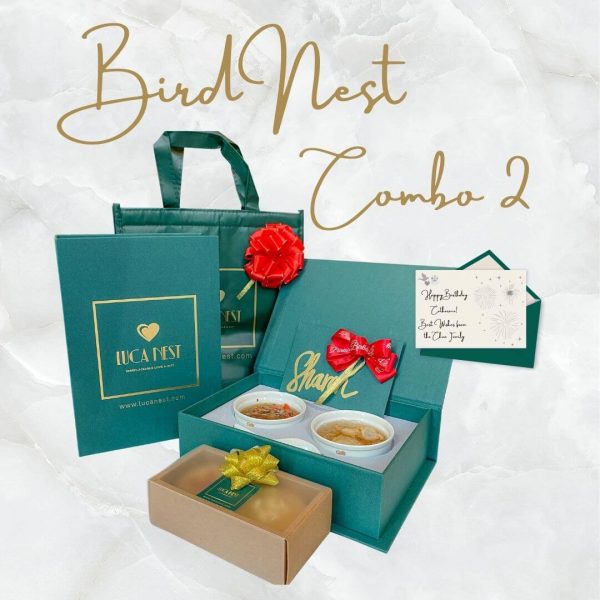 Combo Deal Free Delivery:2 Concentrated Freshly Cooked Bird's Nest + 2 Mixed Bird's Nest Egg Tarts